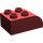 LEGO Dunkelrot Duplo Backstein 2 x 3 mit Gebogenes Oberteil (2302)