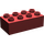 LEGO Dunkelrot Duplo Backstein 2 x 4 (3011 / 31459)