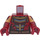 LEGO Dunkelrot Echo Minifigur Torso (973 / 78568)