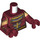 LEGO Dunkelrot Echo Minifigur Torso (973 / 78568)