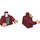 LEGO Rouge foncé Elrond - No Casquette Minifig Torse (973 / 76382)