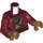 LEGO Donkerrood Ezra Bridger met Donkerrood Robe Minifiguur Torso (973)