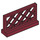 LEGO Dark Red Fence 1 x 4 x 2 Lattice (3185)