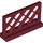 LEGO Dark Red Fence 1 x 4 x 2 Lattice (3185)