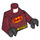 LEGO Dark Red Firestarter Batsuit Minifig Torso (973 / 76382)