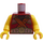 LEGO Dark Red Gravis Torso with Crossbelts (973)