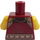 LEGO Dark Red Gravis Torso with Crossbelts (973)