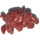 LEGO Rosso scuro Capelli con Entwined Snakes (12889)