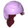 LEGO Dunkelrot Haar mit Lavender Helm (30926)