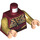 LEGO Dunkelrot Haldir Torso (973 / 76382)