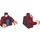 LEGO Dunkelrot Harry Potter Minifig Torso (973 / 76382)
