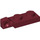 LEGO Dark Red Hinge Plate 1 x 2 Locking with Single Finger on End Vertical with Bottom Groove (44301)