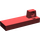LEGO Dark Red Hinge Tile 1 x 3 Locking with Single Finger on Top (44300 / 53941)