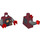 LEGO Rouge foncé Infearno Minifig Torse (973 / 76382)
