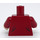 LEGO Dark Red Invizable Minifig Torso (973 / 76382)