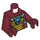 LEGO Dark Red Iron Man in Heartbreaker Armour Torso (973 / 76382)