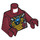LEGO Rouge foncé Iron Man dans Heartbreaker Armour Torse (973 / 76382)