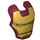 LEGO Dark Red Iron Man Visor with Mark 3 (80822)