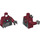 LEGO Dark Red Iron Man with Silver Armor Minifig Torso (973 / 76382)