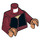 LEGO Dunkelrot Jafar Minifig Torso (973 / 76382)
