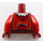 LEGO Dark Red Jango Fett Holiday Torso Assembly (973 / 76382)
