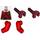 LEGO Dark Red Jango Fett Holiday Torso Assembly (973 / 76382)