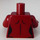 LEGO Dunkelrot Kabuki Twin Minifigur Torso (973 / 76382)