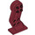 LEGO Dark Red Large Leg with Pin - Left (70946)