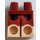 LEGO Dark Red Legs with Leather Straps (73200)