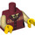 LEGO Dunkelrot Librarian Torso (973 / 88585)