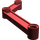 LEGO Donkerrood Link 1 x 9 Krom met Drie Gaten (28978 / 64451)