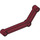 LEGO Dark Red Link 1 x 9 Bent with Three Holes (28978 / 64451)