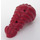 LEGO Dark Red Long Hair with Plait and Parting (15675)