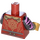 LEGO Dark Red Lord Ras Torso (973 / 76382)