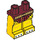 LEGO Dunkelrot Lundor (70141) Minifigure Hüften und Beine (3815 / 17639)