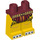 LEGO Dark Red Lundor (70141) Minifigure Hips and Legs (3815 / 17639)