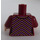 LEGO Rouge foncé Mafalda Hopkirk Minifig Torse (973 / 76382)