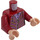 LEGO Rouge foncé Mafalda Hopkirk Minifig Torse (973 / 76382)