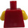 LEGO Dark Red Mary Jane with Oriental Dress Torso (973)