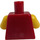 LEGO Dunkelrot Mary Jane mit Oriental Kleid Torso (973 / 73403)