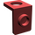 LEGO Rouge foncé Minfigure Neck Support Mur arrière plus mince (42446)