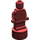 LEGO Dark Red Minifig Statuette (53017 / 90398)