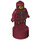 LEGO Dark Red Minifig Statuette with Iron Man Decoration (12685 / 77600)