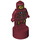 LEGO Donkerrood Minifiguur Statuette met Iron Man met Klein Faceplate (12685 / 77600)