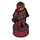 LEGO Donkerrood Minifiguur Statuette met Iron Man met Klein Faceplate (12685 / 77600)