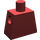 LEGO Rouge foncé Minifig Torse (3814 / 88476)