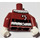 LEGO Dark Red Minifig Torso with Santa Outfit (973)