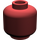 LEGO Dark Red Minifigure Head (Recessed Solid Stud) (3274 / 3626)