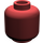 LEGO Dunkelrot Minifigure Kopf (Sicherheitsbolzen) (3626 / 88475)
