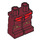 LEGO Rouge foncé Minifigure Hanches et jambes avec Shirttails et Gold Band (3815 / 90952)